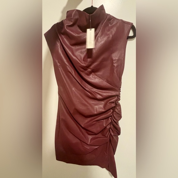 NWT Anthropologie The Maya Ruched Cowl-Neck Dress - Picture 2 of 7